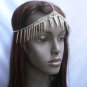 NEW WOMEN SILVER HEAD CHAIN LONG SPIKES FASHION JEWELRY RHINESTONES HAIR CIRCLET