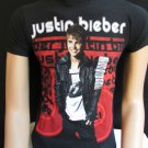 NEW HOT TOPIC MEN BLACK BIEBER HOT SPOT LIGHT T-SHIRT SHORT SLEEVES CREW NECK XS