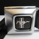 NEW FORD MEN WOMEN BLACK FABRIC AIRPLANE FASHION BELT ONE SIZE 25"-45" XS S M L