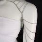 New Women Silver Metal One Side Shoulder Body Chain Necklace Fashion Jewelry