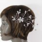 B. New Women Silver Metal Big Flowers Leaf Rhinestone Large Head Fashion Jewelry
