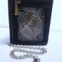 NEW MEN RAINFOREST EAGLE BLACK CREDIT CARDS CHAIN TRIFOLD WALLET TRACKER ROCKER