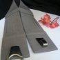 NEW WOMEN HIP HIGH WAIST ELASTIC GRAY WIDE FASHION BELT SMALL HOOK 30"-35" S/M