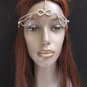 WOMEN SILVER METAL HEAD CHAIN FASHION JEWELRY BIG INFINITY MULTI RHINESTONES
