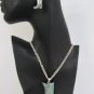 New Women 16" Turquoise Beads Chains Necklace Western Metal Boot Pendant Earring