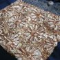 NEW WOMEN HOBO BLACK BAG L. BROWN FLOWERS SEQUINS EVENING BAG HANDMADE THILAND