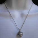 NEW WOMEN LOVE PEARL SILVER MINI HEART PENDANT NECKLACE SEA PEARL SHELL BOX GIFT