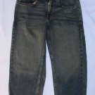 LEVIS 569 MEN LOOSE STRAIGHT CUT FASHION JEANS DENIM BLUE SKINNY SHORTS W28 L23