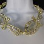 New Women Multi Metal Egyptian Cross Pendant 15" Fashion Necklace Gold / Silver
