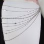 New Women Multi Strands Silver Metal Chains Links Fashion Hip Belt 28"-42" S M L