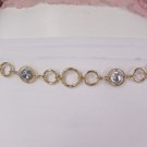 New Women Gold Chain Fashion Belt Big Silver Rhinestones Hip Waist 28"-42" S M L