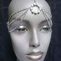 B. NEW WOMEN SILVER HEAD METAL CHAIN FASHION JEWELRY GRECIAN CIRCLET RHINESTONES