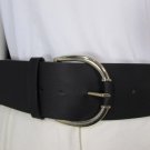 New Banana Republic Women Wide Fashion Belt Faux Leather Black / Brown / XS S M