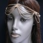 NEW WOMEN GOLD HEAD METAL CHAIN FASHION JEWELRY GRECIAN CIRCLET BIG SILVER BEADS