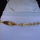 B. NEW WOMEN GOLD METAL THIN FASHION METAL RINGS CHAINS BELT MULTI G 27"-35" S/M
