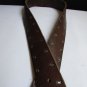 DKNY WOMEN DRAK BROWN GENIUNE LEATHER WESTERN FASHION BELT SIZE 38 LARGE 36"-40"
