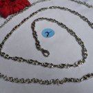 NEW WOMEN SILVER METAL ULTRA THIN 0.25" FASHION METAL CHAINS BELT 27"-40" S/XL 2
