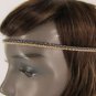New Women Gold Gunmetal Mesh Metal Head Band Chain Fashion Jewelry Elastic Band