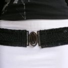 NEW WOMEN HIP ELASTIC BEADED METAL HIGH WAIST BELT CHIC FASHION 26"-40" S M L