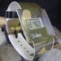 NEW TICKER LIMESTONE FASHION QUARTZ WATCH ARMY GREEN LIGHT WEIGHT ECOLOGICAL