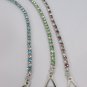 New Women Decorative Accessories Lingerie Bra Straps Rhinestones Green Blue Pink