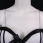 New Women Decorative Accessories Lingerie Bra Straps Silver Metal Rhinestones