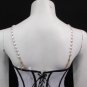New Women Decorative Accessories Lingerie Bra Straps Gold Metal Multi Pearl Bead