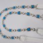 New Women Hot Decorative Accessories Lingerie Bra Straps Silver Rhinestones Blue