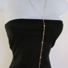 New Women Sexy Gold Metal Balls Thin Body Chain Trendy Necklace Fashion Jewelry
