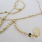 New Women Classic Thin Gold Metal Body Chain Leaf Fashion Jewwlry Long Necklace
