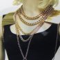 New Women Gold Metal Plate Shoulders Chunky Body Chain Necklace Fashion Jewelry