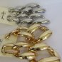 New Women 5" Long Huge Chunky Link Chains Big Fashion Earrings Set Silver / Gold