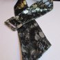 NEW WOMEN HIP WAIST BLACK LACE FAUX LEATHER FASHION BELT METAL BLUE 27"-36" S M