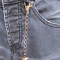 NEW MEN WOMEN SILVER METAL KEY CHAIN RING 5.5" LONG MINI STAR JEANS BAG CHARM