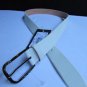 NEW GIORGIO ARMANI MEN WHITE GENIUNE LEATHER CLASSIC SUIT BELT 33"-37" $350