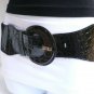 NEW WOMEN HIP HIGH WAIST STRETCH WIDE BLACK FASHION BELT 32-45" PLUS SIZE M L XL
