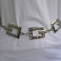 NEW WOMEN HIGH WAIST HIP SILVER RHINESTONES CHAINS METAL FASHION BELT XS-S-M-L