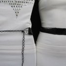 New Women Low Hips Fashion Belt Multi Black Beads Plus Size M L XL 27"-45"