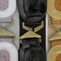 New Women Black / Gold / Silver Faux Leather Fashion Belt Hip Waist 26"-31" S M