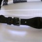 R NEW MODERN HERITAGE WOMEN BLACK SILVER FAUX LEATHER BELT PLUS SIZE 38"-42" XL