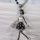 New Women Silver Metal Chains Fashion Necklace Shopping Sexy 60'S Lady Pendant