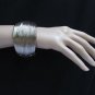 WOMEN SUMMER GOLDISH BRONZE ELASTIC CUFF FASHION DRESSY BRACELET LIGHTWEIGHT