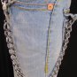 New Men Women Thick Silver Chunky Metal 12" Long Wallet Chains KeyChain Rocker