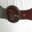 NEW CHIC WOMEN HIP ELASTIC HIGH WAIST STRETCH BROWN FASHION BELT XS-S-M-L-XL