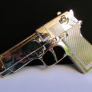 NEW MEN COWBOY WESTERN BELT BUCKLE TEXAN GUN SILVER COLOR SHERIFF SECURITY