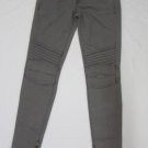 NEW ED HARDY WOMEN STRETCH CLASSIC SKINNY LEGS GRAY NARROW DENIM 25/31 $199
