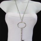 NEW 2014 WOMEN BIG 6"/2" DOOR KEY NECKLACE EXTRA LONG 20" DROP MULTI CHAINS
