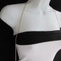 NEW 2014 WOMEN GOLD THIN METAL HIP STRANDS BODY CHAIN FASHION NECKLACE JEWELRY