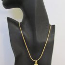 New Women Fashion Necklace Metal Three Balls Silver / Gold Rhinestones Pendant