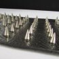 New Men Black Faux Leather Big Spikes Long Arm Bracelet Biker Rocker Fashion